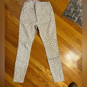 Mud Pie Gray and White Kids Leggings